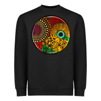 Black Juneteenth car coaster Heavyweight Sweatshirt - AdoDesignShop