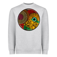 Heather Grey Juneteenth car coaster Heavyweight Sweatshirt - AdoDesignShop