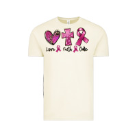 Vintage Arctic Love Faith cure Breast Cancer Vintage Tee - FaDigitalArtStudio