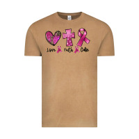 Vintage Camel Love Faith cure Breast Cancer Vintage Tee - FaDigitalArtStudio