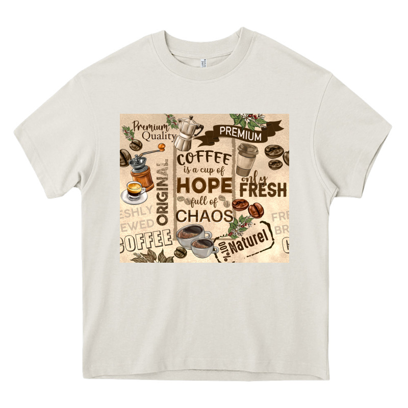 Coffee Is A Cup Of Hope Heavy Core Tee by TumblerDesignByShophia | Teevron