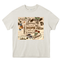 Cream coffee is a cup of hope Heavy Core Tee - TumblerDesignByShophia