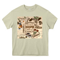 Mossy coffee is a cup of hope Heavy Core Tee - TumblerDesignByShophia