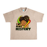 French Oak I am black history Urban Heavy Tee - FaDigitalArtStudio