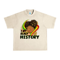 Sandshell I am black history Urban Heavy Tee - FaDigitalArtStudio