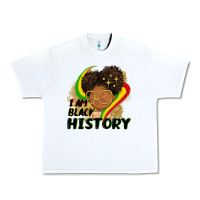 White I am black history Urban Heavy Tee - FaDigitalArtStudio
