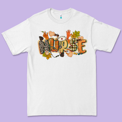 Fall Nurse Premium Tee Designed By Cowgirlartshop