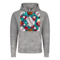 Cloud Rock baseball  uniform with turquoise gemstone seamless pattern Vintage Hoodie - BundleAndBundleShop