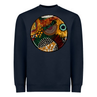 Navy juneteenth  coasters Heavyweight Sweatshirt - AdoDesignShop