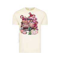 Vintage Arctic Breast Cancer truck with pumpkins Vintage Tee - FaDigitalArtStudio