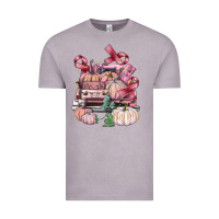 Vintage Zinc Breast Cancer truck with pumpkins Vintage Tee - FaDigitalArtStudio