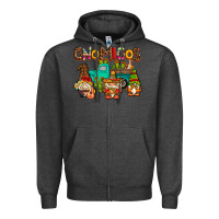 Charcoal Heather gnomigos Zipper Hoodie - AdoDesignShop