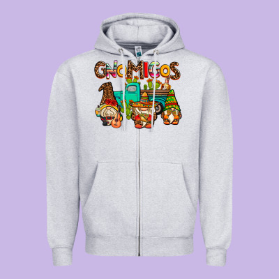 Gnomigos Zipper Hoodie Designed By Adodesignshop
