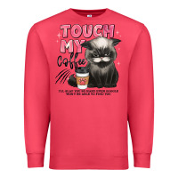 Cardinal touch my coffee and ill slap you so hard grumpy ca Premium Sweatshirt - JahusDesignShop