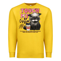 Lemon touch my coffee and ill slap you so hard grumpy ca Premium Sweatshirt - JahusDesignShop