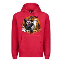 Cardinal panda hallowen Premium Hoodie - LillyAllenDesigns