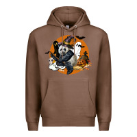 Chestnut panda hallowen Premium Hoodie - LillyAllenDesigns