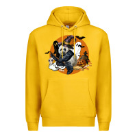 Lemon panda hallowen Premium Hoodie - LillyAllenDesigns