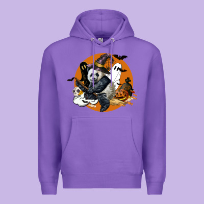 Panda Hallowen Premium Hoodie Designed By Lillyallendesigns