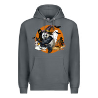 Rock panda hallowen Premium Hoodie - LillyAllenDesigns