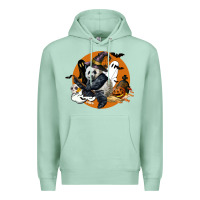 Seafoam panda hallowen Premium Hoodie - LillyAllenDesigns