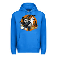 True Royal panda hallowen Premium Hoodie - LillyAllenDesigns