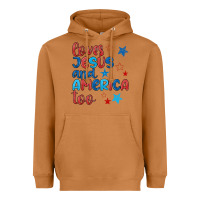 Meerkat love jesus and america too Heavyweight Hoodie - JahusDesignShop