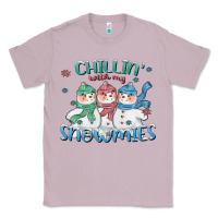 Lilac chillin with my snowmies Classic Tee - CowGirlArtShop