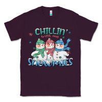 Plum chillin with my snowmies Classic Tee - CowGirlArtShop