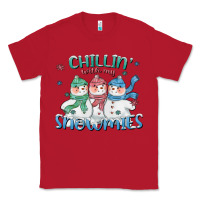 Red chillin with my snowmies Classic Tee - CowGirlArtShop