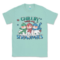 Seafoam chillin with my snowmies Classic Tee - CowGirlArtShop