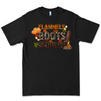 Black flannels boots and bonfires Premium Tee - CowGirlArtShop