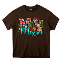 Chocolate Brown MX Mexico Heavy Core Tee - RanaPortraitStore