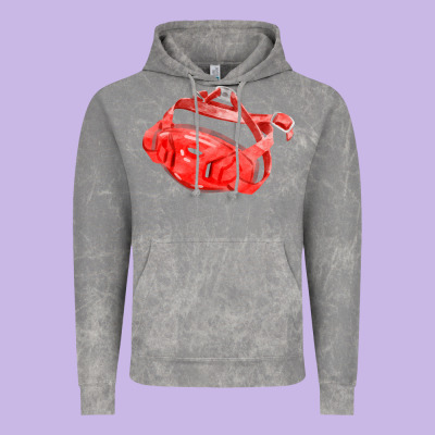 Chin Guard Fa Element Vintage Hoodie Designed By Fadigitalartstudio