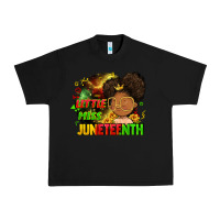 Black Little miss Juneteenth Urban Heavy Tee - FaDigitalArtStudio