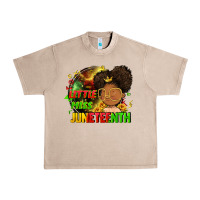 French Oak Little miss Juneteenth Urban Heavy Tee - FaDigitalArtStudio