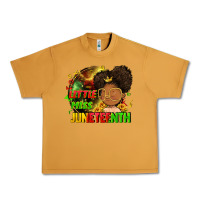 Peanut Butter Little miss Juneteenth Urban Heavy Tee - FaDigitalArtStudio