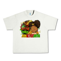 Pistachio Little miss Juneteenth Urban Heavy Tee - FaDigitalArtStudio
