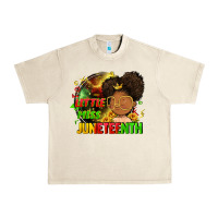 Sandshell Little miss Juneteenth Urban Heavy Tee - FaDigitalArtStudio