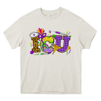 Cream Mardi Gras ICU Nurse Heavy Core Tee - HowdyJamesFarm