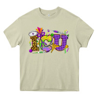 Mossy Mardi Gras ICU Nurse Heavy Core Tee - HowdyJamesFarm