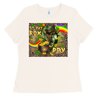 Bone St. Pat Rex Day Ladies Tee - CowGirlArtShop