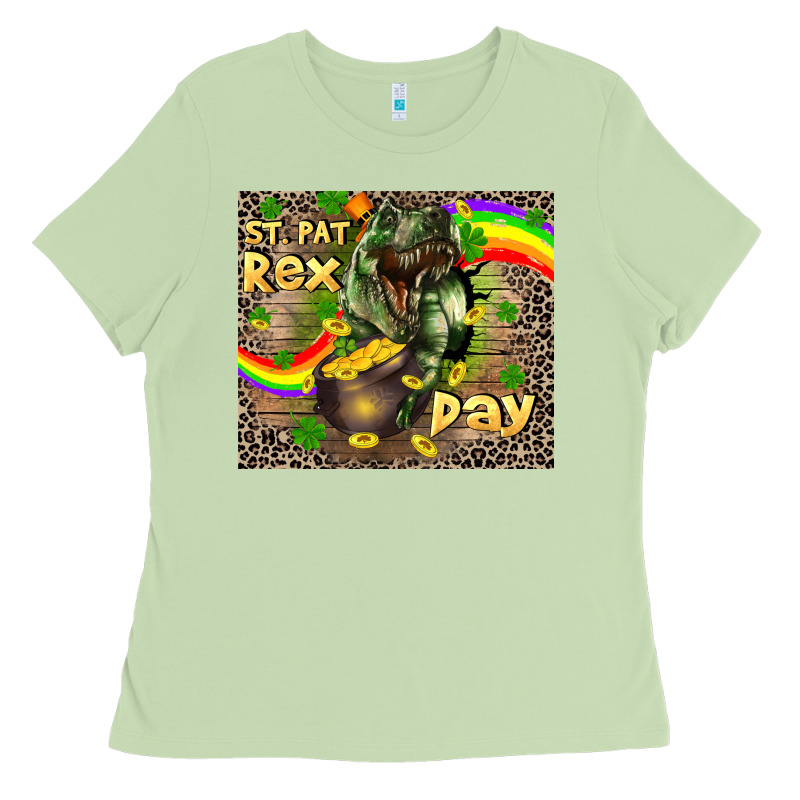 St. Pat Rex Day Ladies Tee by CowGirlArtShop | Teevron