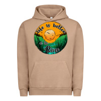Pigment Burro life is better at the river Urban Hoodie - JahusDesignShop