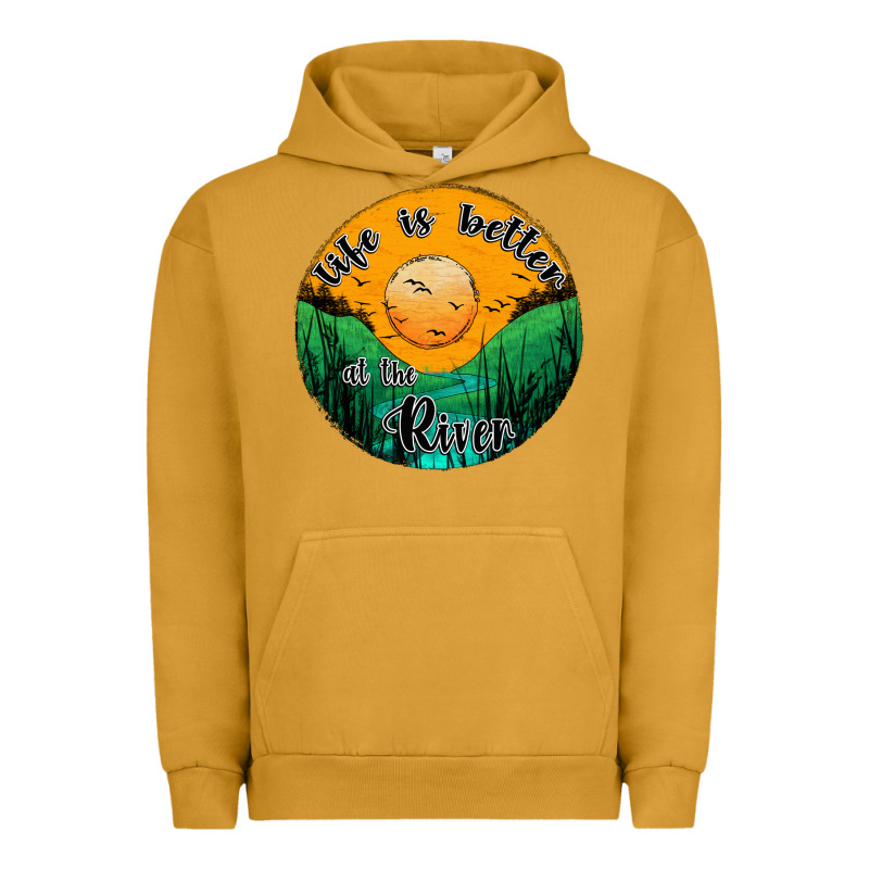 Life Is Better At The River Urban Hoodie by JahusDesignShop | Teevron