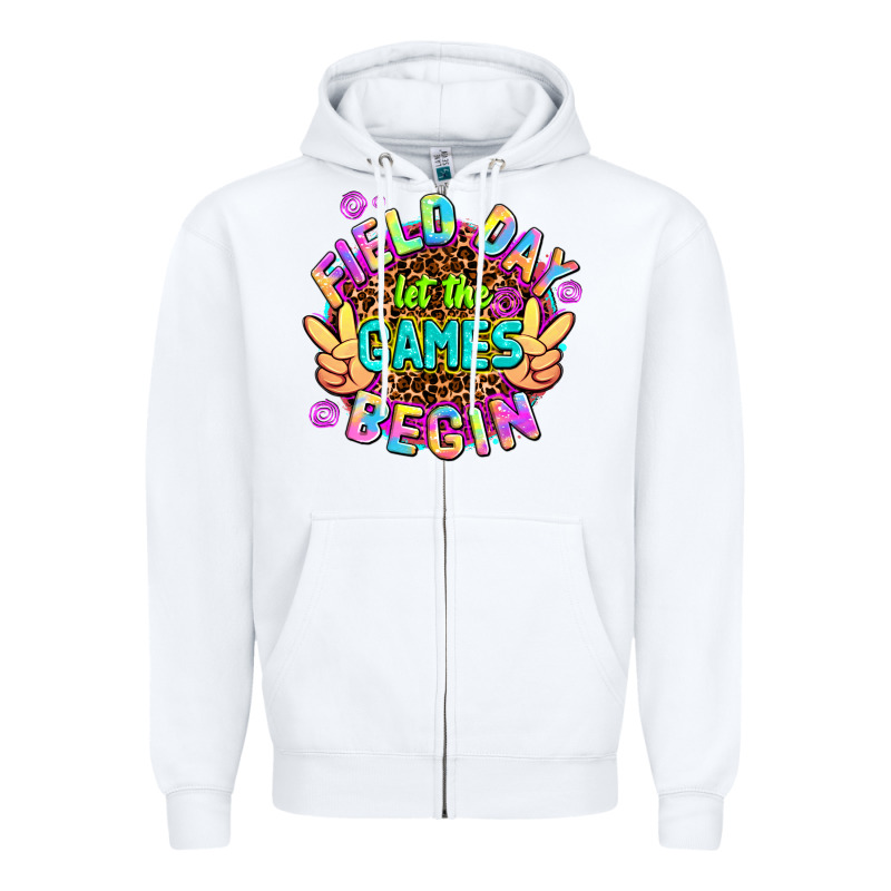 Field Day Let The Games Begin Zipper Hoodie by AdoDesignShop | Teevron