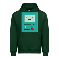 Forest Green adventure time game bmo cover funny Urban Hoodie - baoMotion