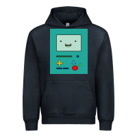 Navy adventure time game bmo cover funny Urban Hoodie - baoMotion