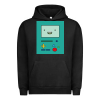 Pigment Black adventure time game bmo cover funny Urban Hoodie - baoMotion
