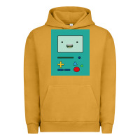 Pigment Peanut Butter adventure time game bmo cover funny Urban Hoodie - baoMotion
